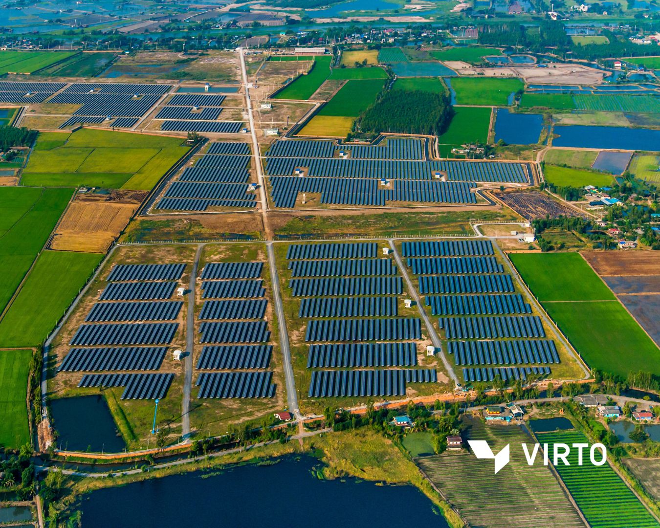 solar pv system layout ground mounted installation